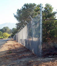 New west fence at the BFS